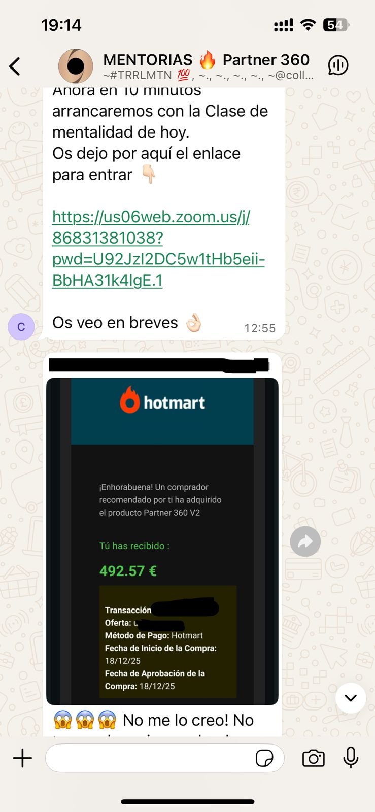 Comisión resultado alumno 5