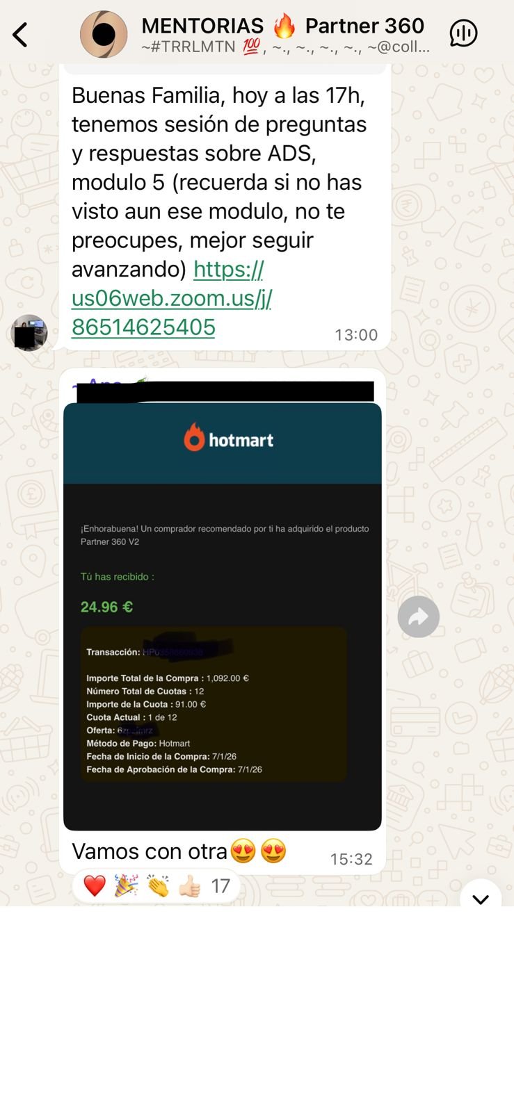 Comisión resultado alumno 3