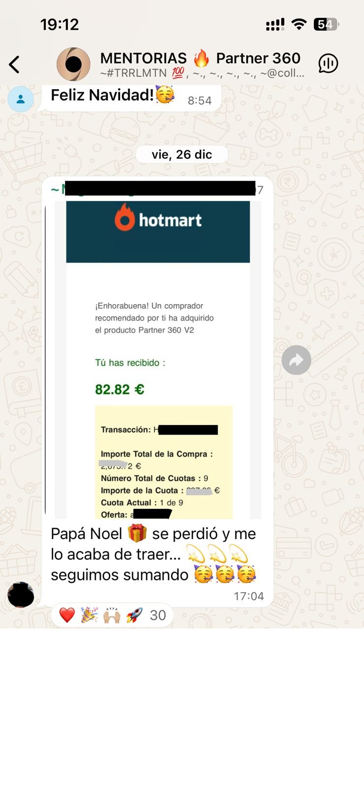 Comisión resultado alumno 6