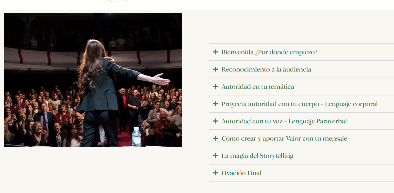 Estructura 8 módulos del curso Método BRAVO