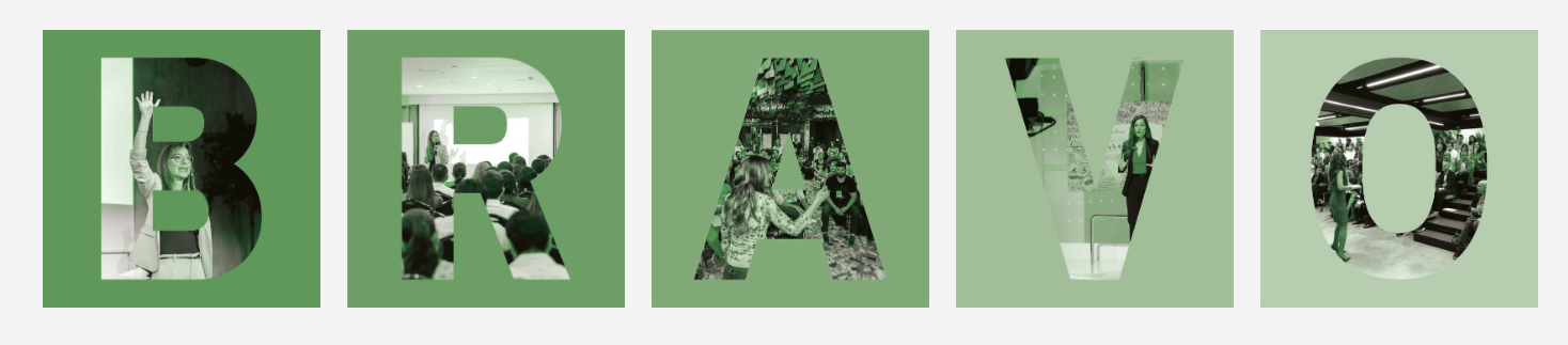 Infografía de los 5 pasos del Método BRAVO para hablar en público