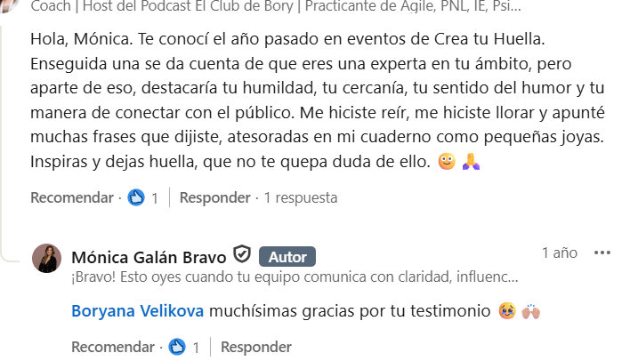 Testimonio profesional Método BRAVO